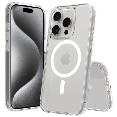 Mua TPU silicone chống sốc vỏ điện thoại di động từ tính cho Iphone 15 14 13 Pro Max sản xuất trực tuyến