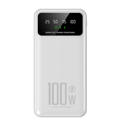 Buy 100W 10000mAh Cell Phone Power Bank 66W  LED Power Bank With 2A Overcharge Protection online manufacture