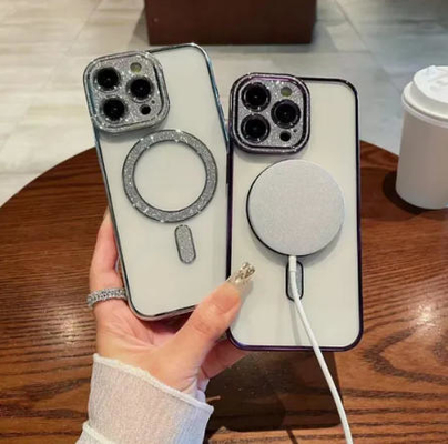 Beli Kasus iPhone Elektroplated Magnetic dengan Magsafe dan Shock Absorption pembuatan online